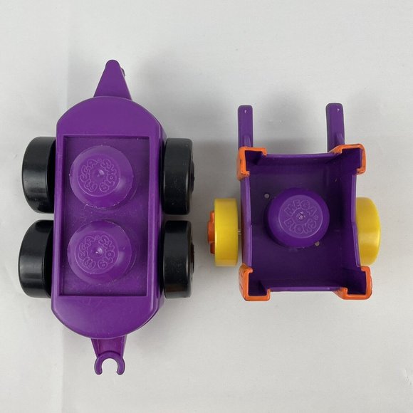 Mega Bloks Disney Tigger Honey Pot Purple Cart Train Winnie the Pooh Parts - Picture 4 of 5